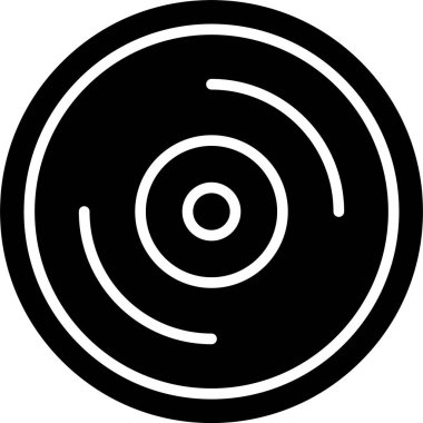 Lp Disk Simgesi Sanatı