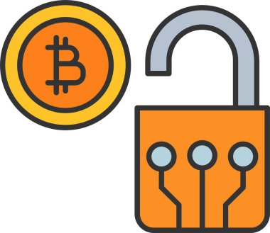 Asma kilit Simgesi Sanatı