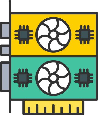 Grafik Kart Simgesi Sanatı