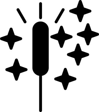 Sparkler Simgesi Sanatı