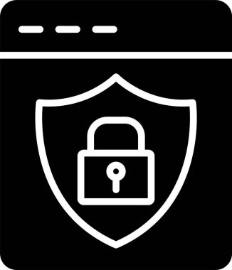 Web Güvenlik Simgesi Sanatı