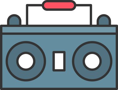 Teyp Kayıt Simgesi Sanatı