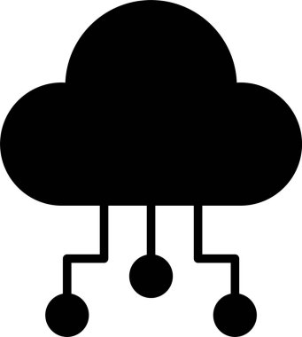 Bulut Hesaplama Simgesi Sanatı