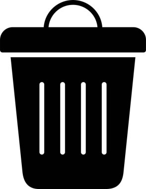 Çöp kutusu Simgesi Sanatı