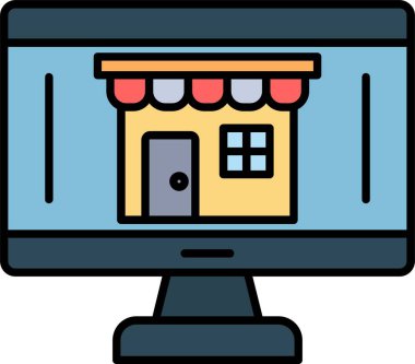 Çevrimiçi Depolama Simgesi Sanatı