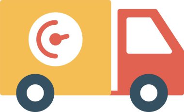 Teslimat Aracı Simgesi Sanatı