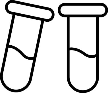 Test Tüpleri Simgesi Sanatı