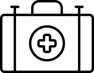 İlk Yardım Çantası Simgesi Sanatı