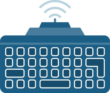 Kablosuz Klavye Simgesi Sanatı