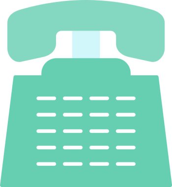 İş Telefonu Simgesi Sanatı