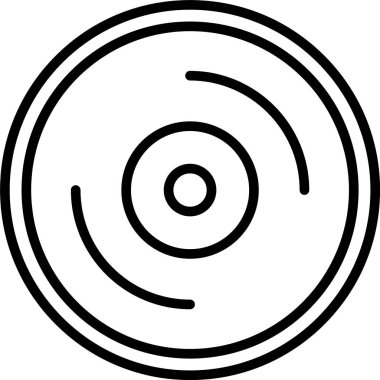 Lp Disk Simgesi Sanatı