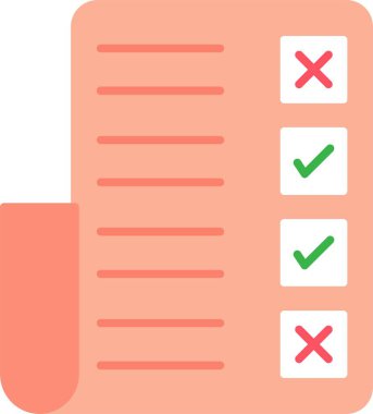 Kağıt Listesi Simgesi Sanatı