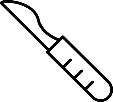 Cerrahi Bıçak Simgesi Sanatı