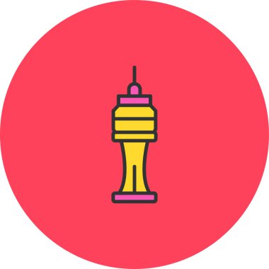 Bir kahve makinesi simgesinin vektör çizimi