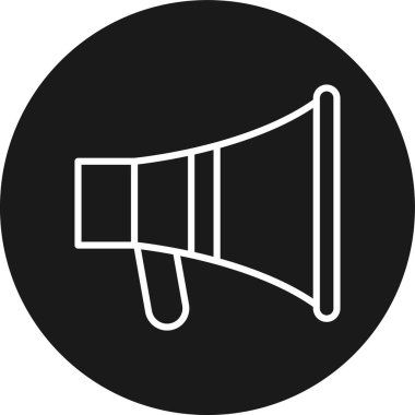 megafonun vektör illüstrasyonu