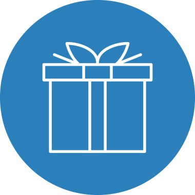 Hediye. Web simgesi basit illüstrasyon