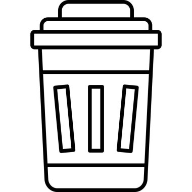 Çöp kutusu. Basit tasarım