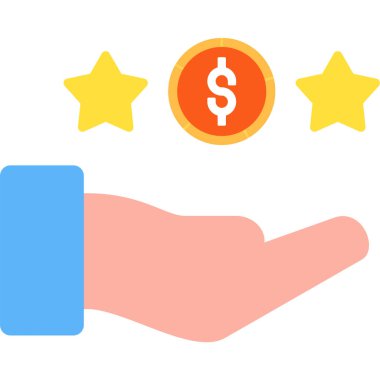 Dolar simgesi ile el