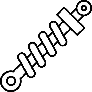 Somun ikonunun canı cehenneme. vektör illüstrasyonu