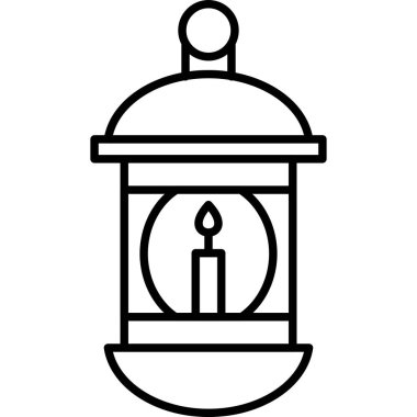 Fener. Web simgesi basit illüstrasyon