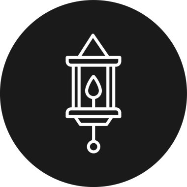 Mum simgesi vektör illüstrasyonu