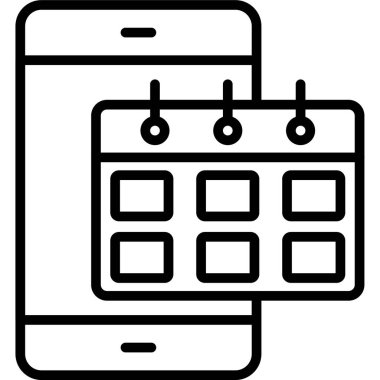 Kolayca düzenleyebilen veya düzenleyebilen Takvim Vektörü simgesi