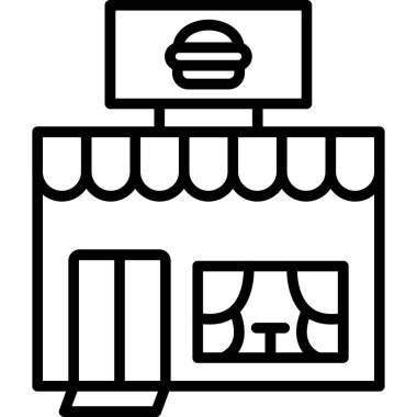 dükkan inşa simgesi, taslak biçimi