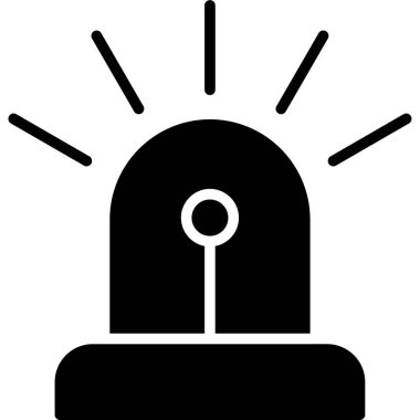 Alarm çanı simgesi ana hat biçiminde