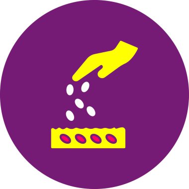 Gıda simgesinin vektör illüstrasyonu