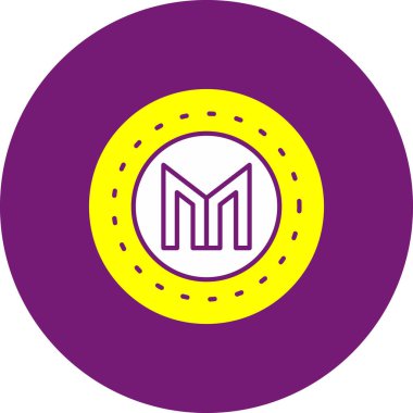 Modern bir simgenin vektör illüstrasyonu