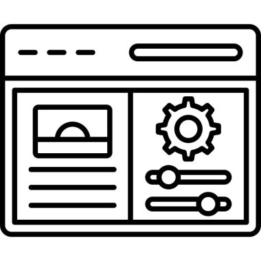 tarayıcı bilgisayar ayarı simgesi, özet biçimi