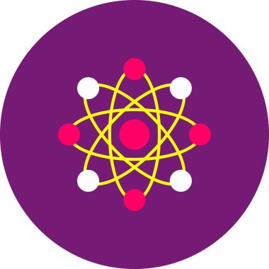 Bir bilim simgesinin vektör illüstrasyonu