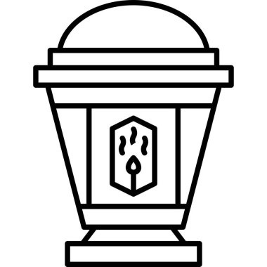 Lamba. Web simgesi basit illüstrasyon