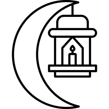 Modern bir simgenin vektör illüstrasyonu