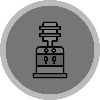 Basit bir dizayndaki vektör simgesi