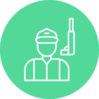 polis simgesi vektör illüstrasyonu