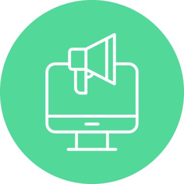 seo modern simgesinin vektör illüstrasyonu