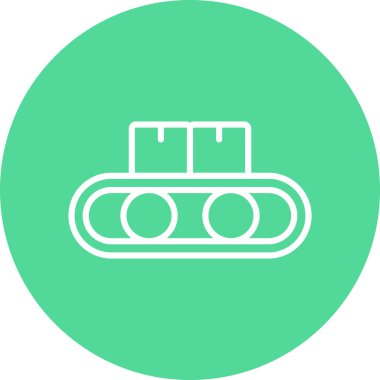 Modern gaz ikonunun vektör illüstrasyonu