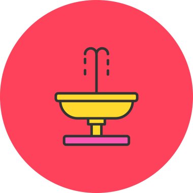 Modern bir simgenin vektör illüstrasyonu