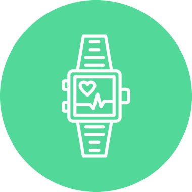 Puls modern simgesinin vektör illüstrasyonu