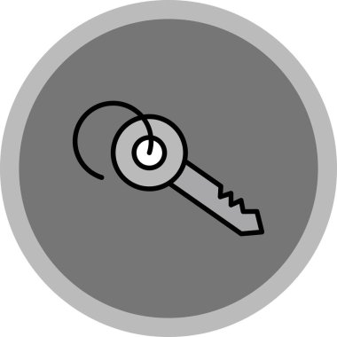 Anahtar. Web simgesi basit illüstrasyon