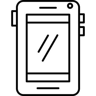 akıllı telefon simgesi vektör illüstrasyonu