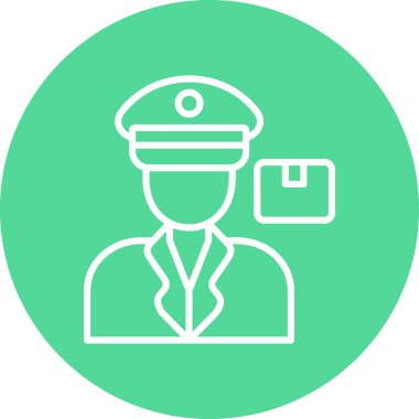 Bir insanın vektör simgesi