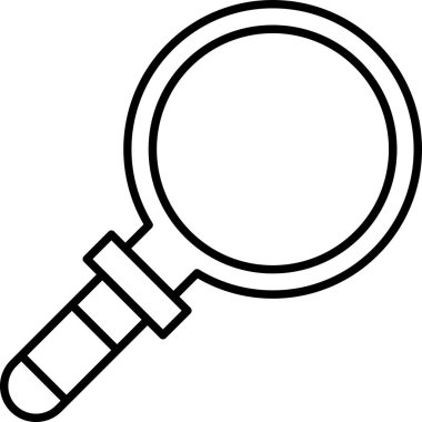 Cam simgeyi büyüt, taslak biçimi