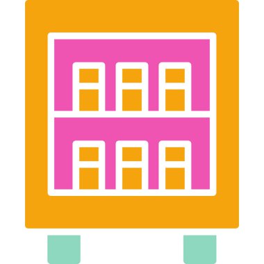 bina simgesi vektör çizimi tasarımı