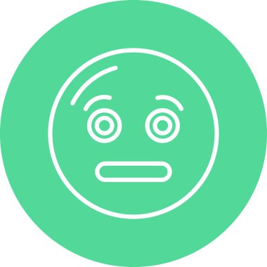 vektör emoji simgesi çizimi