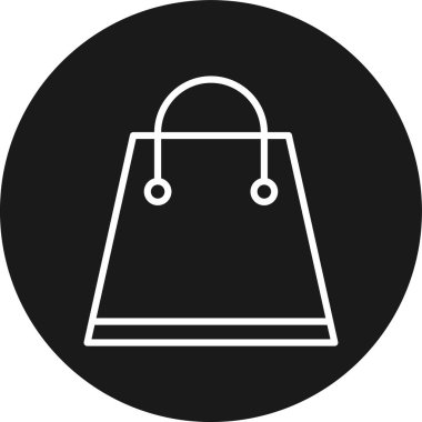 Vektör alışveriş torbası simgesi