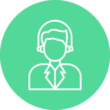 İş ve finans simgesinin vektör illüstrasyonu