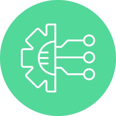 Modern simgenin vektör illüstrasyonu