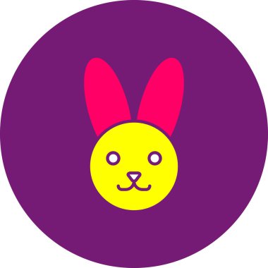 Paskalya yumurtası ikonu. vektör illüstrasyonu